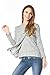 Bearsland Women's Maternity Nursing Tops Long Sleeve Breastfeeding Shirts