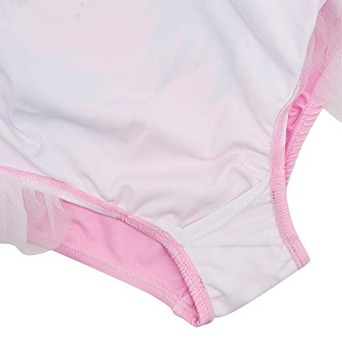 Baby Toddler Girl Unicorn Swimsuit-One Piece Swimwear Infant Toddler Cartoon Sunsuits Bathing Suits for Baby Girls Age1 2 3 4 5 6 7 - Thumbnail 4
