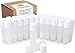 25 Lip Balm Containers - Empty Tubes - Make Your Own Lip Balm - 3/16 Oz (5.5ml) - Color: Natural Clear (Translucent)