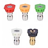 Obecome Pressure Multiple Degrees Washer Spray Nozzle Tips,5-Pack
