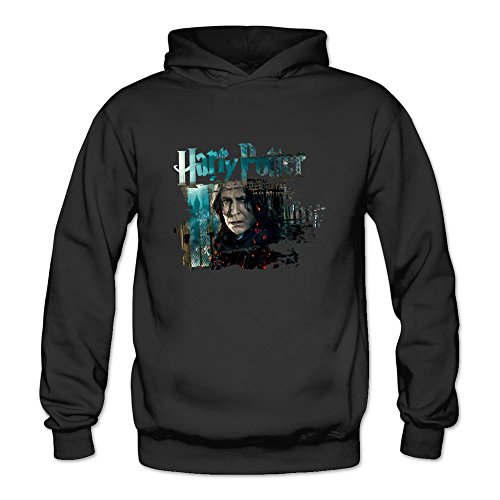 TIKE Women's Harry Alan Potter Sidney Patrick Rickman Hood Sweatshirt Color Black Size XXL