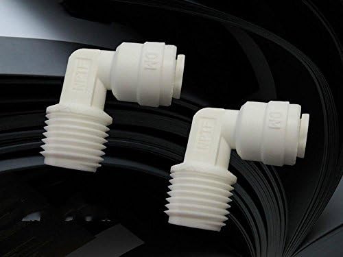 Plumbing &amp; Fixtures 2 pcs RO / Water Filter Fitting-1/4 Elbow/Quick Connect
