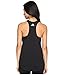 adidas Women's Essentials Linear Loose Tank Top, Black/White, Large