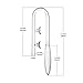 Violet Glass Inflow Pipe for Aquarium Planted Tank (17mm for 5/8''(16/22mm) tubing)