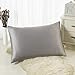 ALASKA BEAR Luxurious 25 Momme Silk Pillowcase, 100% Mulberry Silk Pillow Case Cover, Queen(1, Dark Gray)
