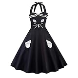 ANJUNIE Women Retro Maxi Dress Sxey Pliad Printing
