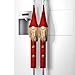 ITOMTE Handemade Swedish Gnome, Nodic Tomte Refrigerator Door Handle Cover - Kitchen Appliance Handle Coves Sets for Microwave, Dishwasher, Home Decor, Christmas Decorations, Holiday Present, 2 Pcs