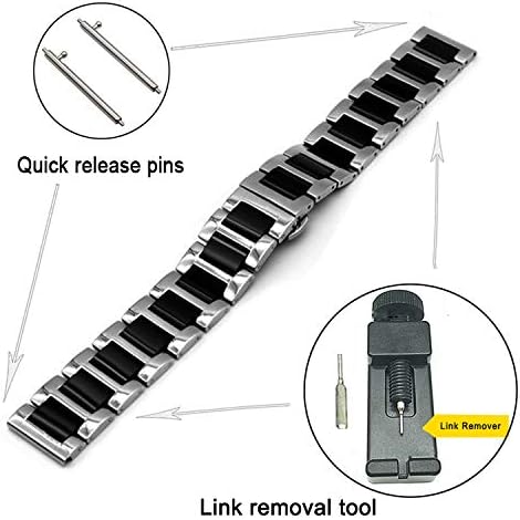 DEALELE Strap Compatible with Samsung Gear S3 Frontier/Classic/Galaxy Watch 46mm / Huawei GT2 46mm - Image 5