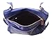 Isaac Mizrahi Womens Fashion Designer Handbags Womens Joan Nylon Leather Crossbody Bag Navy Blue