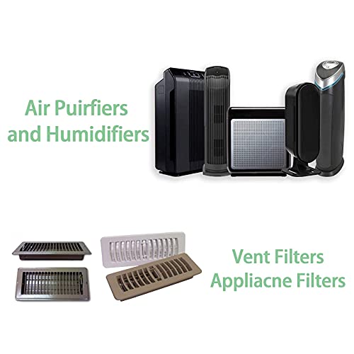 Carbon Filter 12 Pack 4" x 12" Activated Charcoal Air Vent Filters