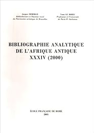 Bibliographie analytique de l'Afrique antique