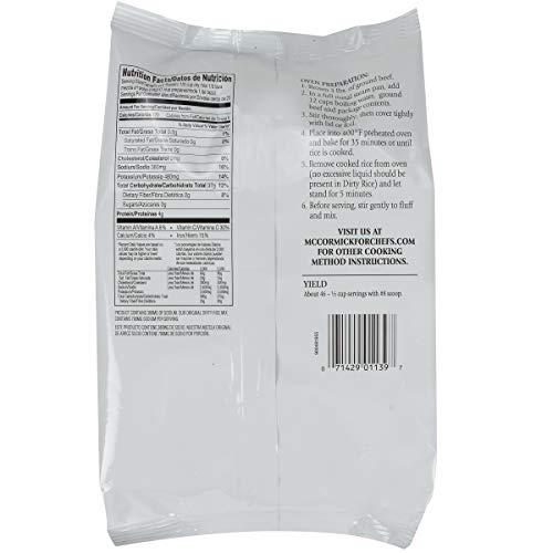 Zatarain's Reduced Sodium Dirty Rice Mix, 40 oz One 40 Ounce Package