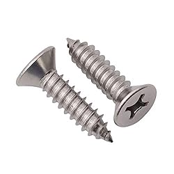 RoyceMart #10 x 1-3/4" (50 pcs) Stainless Flat Head