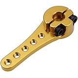 Aluminum 25T Servo Horn Steering Clamping Arm for Futaba Savox Power HD Axial Xcore HSP 1/8 1/10 RC Crawler Motor