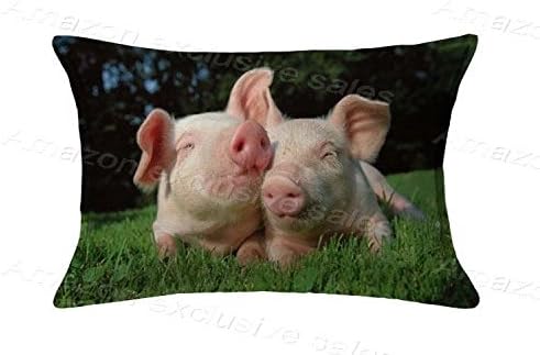 POPULARE Fashion Design Pig Standard Size Pillowcases 20x26 Pillow Cover With 2 Sides Printing