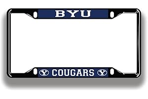 Elite Fan Shop NCAA License Plate Frame Black
