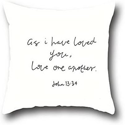 Robert Beautifulretro Pillow Cover Hipster Christian Bible Verse Throw Cushion Covers Home Decorative Mbroidery Pillow Case 18*18