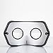 DSCVR Headset inspired by Google Cardboard v2 IO 2015 VR Gear for Apple iPhone and Android Smartphones - Google WWGC Certified Virtual Reality Viewer (Black)