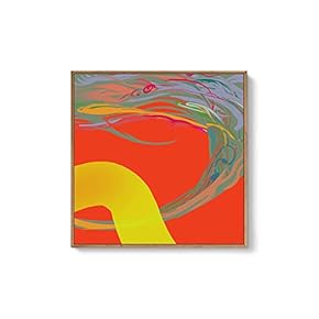 Framed Canvas Wall Art for Living Room, Bedroom Abstract Canvas Prints for Modern Home Decoration Ready to Hang - 16"x16" inches