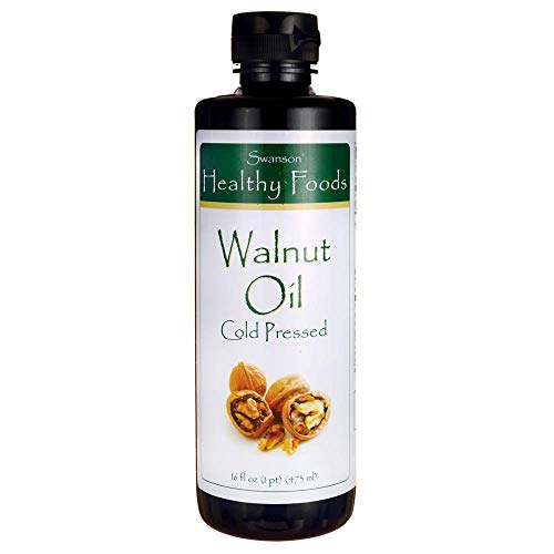 Swanson Walnut Oil Cold Pressed 16 fl Ounce (1 pt) (473 ml) Liquid