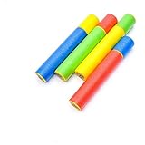Prextex Mini Foam Water Gun Light Weight Soaker Cannon Shooter With Beach Ball , Pool Party Supplies, Favors, Gifts, Toys (4 Pack)