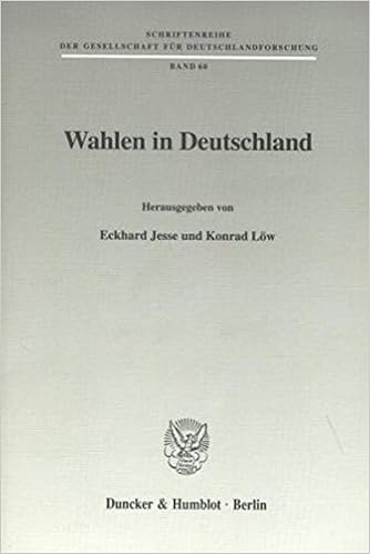 Wahlen In Deutschland Schriftenreihe Der Gesellschaft Fur