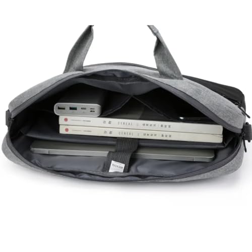 Capa Bolsa Maleta Notebook Com Alça De Ombro Alça De Mão Reforçada Impermeável Divisórias Case Note Bag Estojo Pasta Organizadora Notebook 16 Polegadas 2 Bolsos Externo Faculdade Escola Trabalho