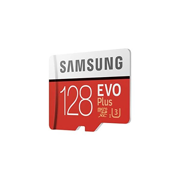 Samsung MB-MC128GA/EU EVO Plus 128 GB microSDXC UHS-I U3 Speicherkarte inkl. SD-Adapter Rot/Weiß – Bild 3