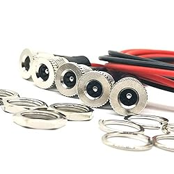 AYECEHI 5Pack 5.5 x 2.1 MM 10A DC-099 Power Jack