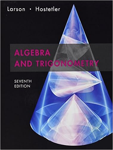 Algebra And Trigonometry Larson Ron 9780618802074 Books
