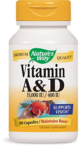 Nature's Way Dry A and D, 100 Capsules (Pack of 2)