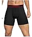 Champion Mens Elite SmartTemp Vapor Boxer Briefs, 4-Pack Black Medium