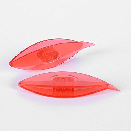 VKTECH 2pcs Tatting Shuttle Weaving Tool DIY Handmade Craft Lace Making Art Accessories (Red)