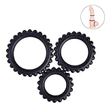 Utimi 3 Sizes Silicone Cock Rings for Longer Erections