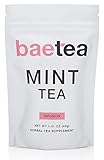 Baetea Mint Tea: Refreshing & Clean, 26 Servings, with Peppermint, Spearmint, and Rose Hip, Soothing Mint Relaxes and Refreshes