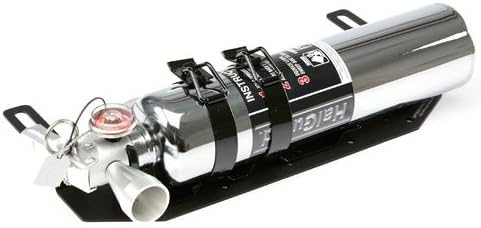 SpeedTactics - Dodge Viper fire extinguisher bracket for Gen I and Gen II RT10 and GTS with Halguard clean agent 2.5lb fire extinguisher chrome