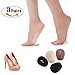 Softior Ball of Foot Cushions for Women, 3 Pairs – Adhesive Foam High Heel Shoe Pad Inserts – Insole Padding for Metatarsal Pain Relief, Non Slip Forefoot Support, Feet Blister & Callus Prevention