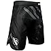Hayabusa Metaru Charged Brazilian Jiu Jitsu and MMA Shorts (Black/Grey, 34)