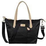 Ecosusi Womens Nylon Tote Shoulder Bag Handbags with Crossbody Strap