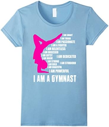 Women's Gymnast - I Am A Gymnast Small Baby Blue