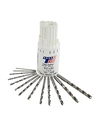 Triumph Twist Drill Co. 090490 Tamaño SAD13 Ranger 1 16-inch-1 4-inch por 64ths con índice Acero de alta velocidad brocas de metal, acabado brillante, 1-Pack