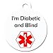 Medical Alert Dog Cat Pet ID Tag - 