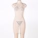 fantastic_008 Fan008 Women Sexy Lingerie Hollow Out and See Through Dress for Women Naughty Girl Sexy Mini Dress (L) Gold