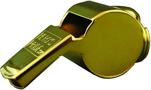 WHISTLE - Professional Use, Gold Plating, Sports, Police, Sheriff, CHP, Law Enforcement, Security
