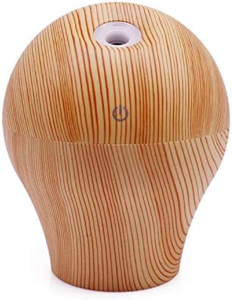Aimemiy Trophy Shape Humidifier Wood Grain USB Colorful Atmosphere Light Humidifier Creative USB Aromatherapy Machine