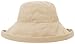 Simplicity Summer Solid Cotton Bucket Hat with Big Fold-Up Brim, Khaki