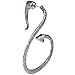 VAGA Earring Cuff And Ear Wrap Stunning Gothic Style Ear Cuff, Earring In Anti Silver Color And Snake Shape Earring Cuffs And Wraps For Ears