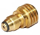 DOZYANT Propane Tank Adapter Converts POL LP Tank Service Valve to QCC1 / Type1 Hose or Regualtor - Old to New