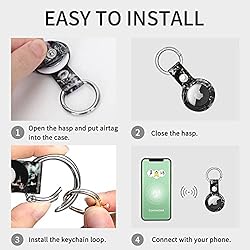 WWW Leather Case for AirTag Phone