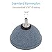 Pawfly Aquarium Air Stone 2 Inch Bread, Fish Tank Air Stone Oxygen Diffuser for Air Pump Fish Tank Bucket Small Pond and DWC Reservoir